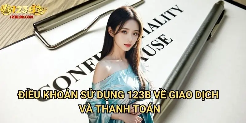 Điều Khoản Sử Dụng 123b về giao dịch và thanh toán